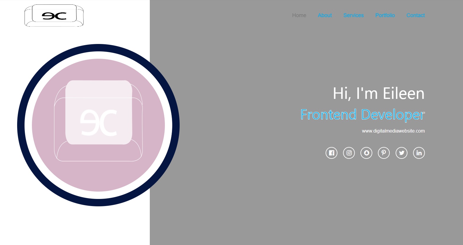 portfolio page picture